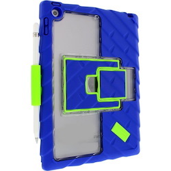 Gumdrop Hideaway iPad 9.7 Case (5th & 6th Gen) Version 2 - Royal Blue - Lime