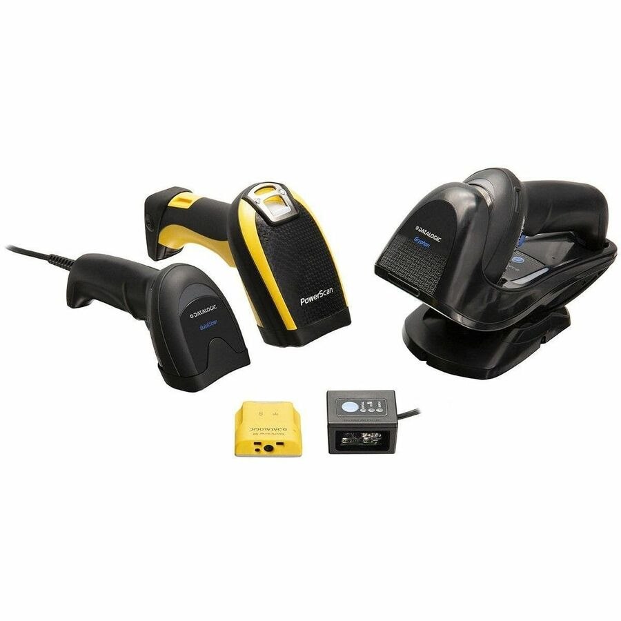 Datalogic PowerScan PD9531 Rugged Manufacturing, Assembly Line, Component Tracking, Inventory, Picking, Sorting Handheld Barcode Scanner - Cable Connectivity - Black, Yellow