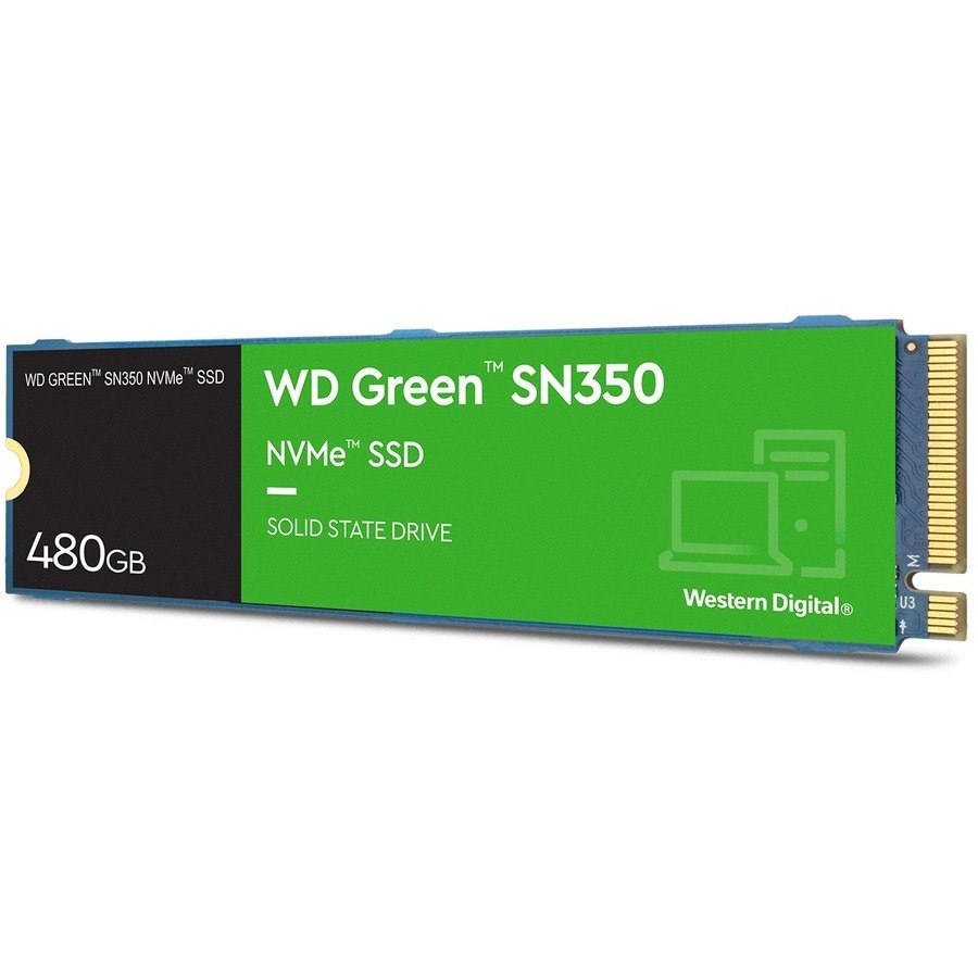 WD Green SN350 WDS480G2G0C 480 GB Solid State Drive - M.2 2280 Internal - PCI Express NVMe (PCI Express NVMe 3.0 x4)