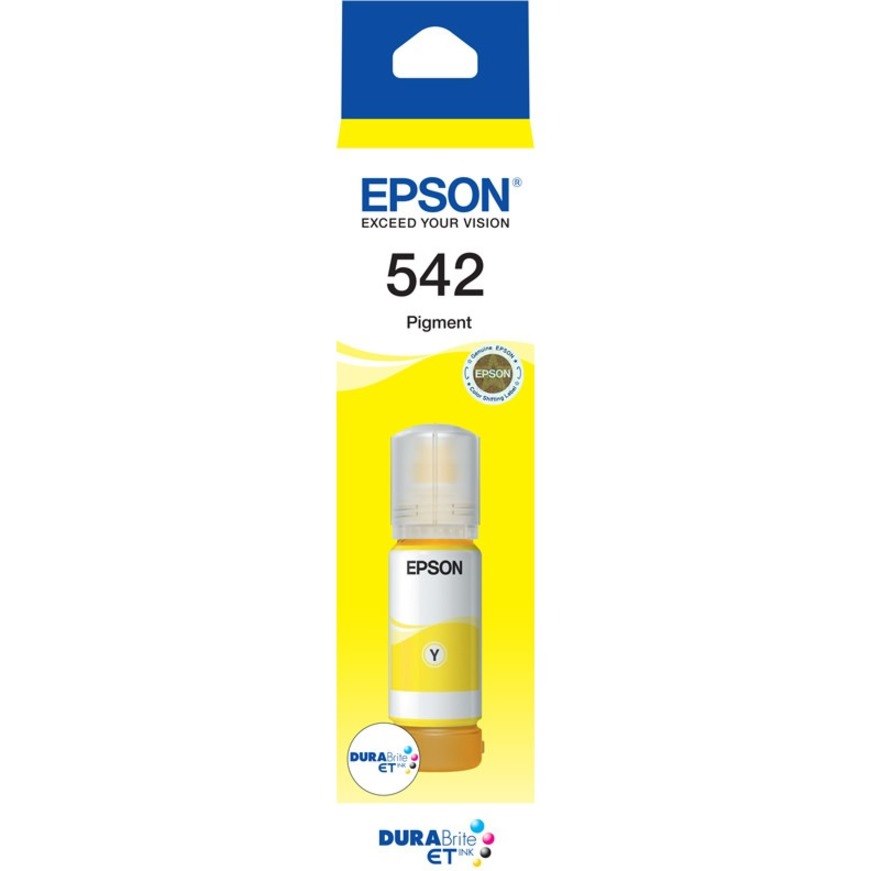 Epson EcoTank T542 Ink Refill Kit - Yellow - Inkjet