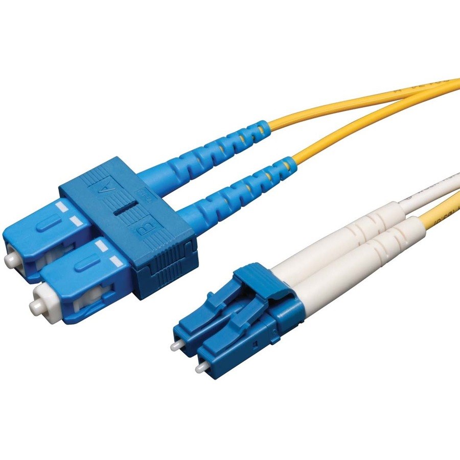 Eaton Tripp Lite Series Duplex Singlemode 9/125 Fiber Patch Cable (LC/SC), 10M (33 ft.)