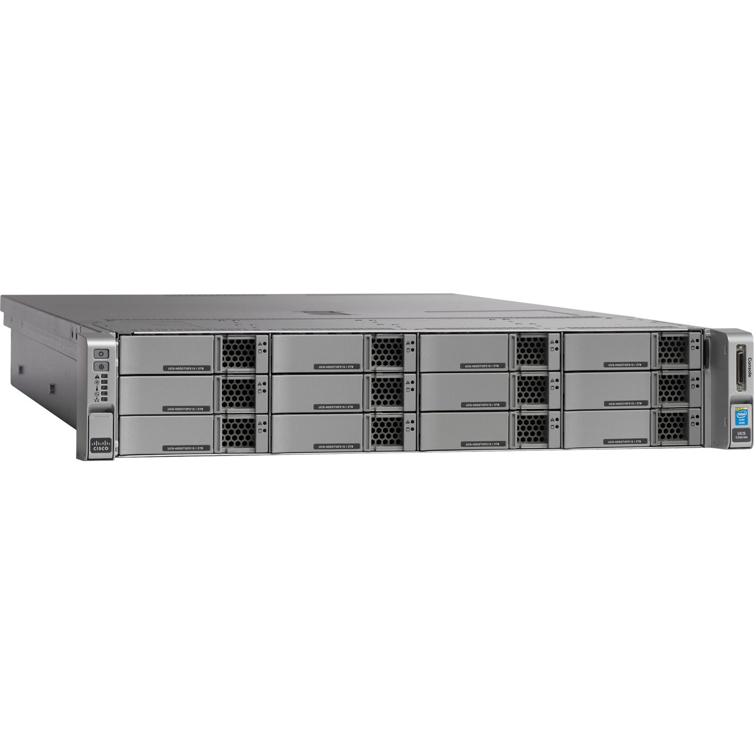 Cisco C240 M4 2U Rack Server - 2 x Intel Xeon E5-2637 v4 3.50 GHz - 256 GB RAM - 12Gb/s SAS, Serial ATA Controller