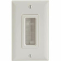 SANUS Cable Management Brush Wall Plate- Light Almond