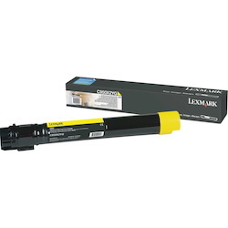 Lexmark C950X2YG Original Extra High Yield Laser Toner Cartridge - Yellow - 1 Pack