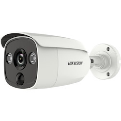 Hikvision Turbo HD DS-2CE12D0T-PIRL 2 Megapixel HD Surveillance Camera - Monochrome, Color - Bullet - White - TAA Compliant