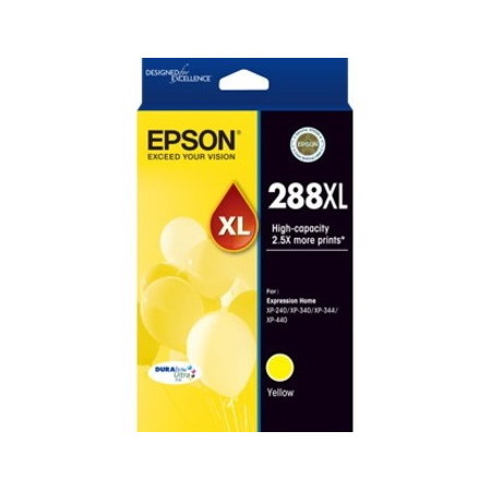 Epson DURABrite Ultra 288XL Original High Yield Inkjet Ink Cartridge - Yellow - 1 Pack