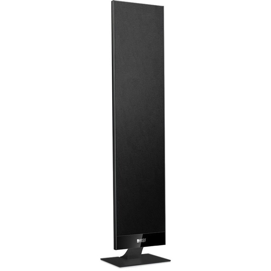 KEF T301 2.5-way Floor Standing Speaker - 150 W RMS - Black