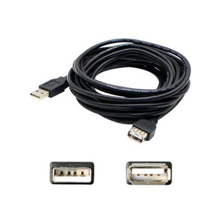 AddOn 6ft HP Q6264A Compatible USB 2.0 (A) Male to USB 2.0 (B) Male Black Cable