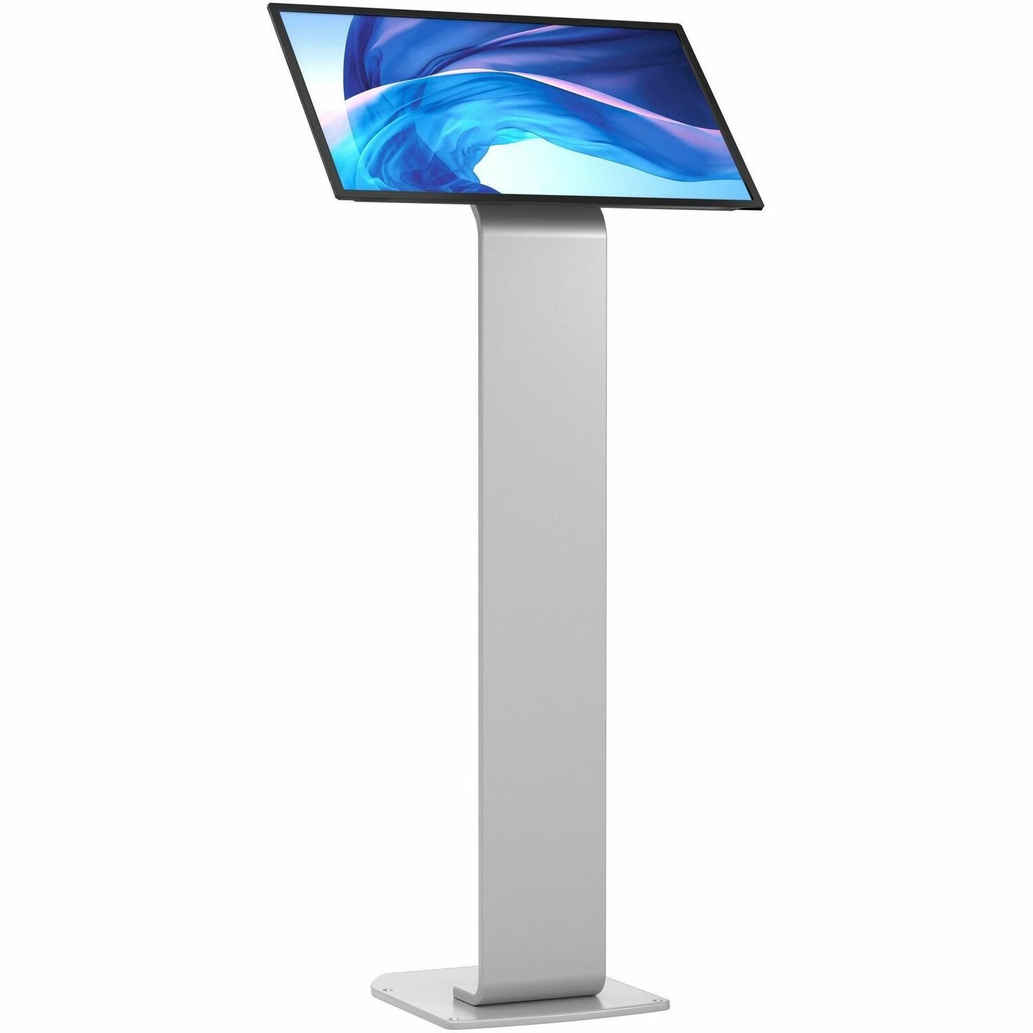 CTA Digital Floor Stand Kiosk (Silver)