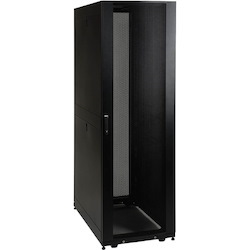 Tripp Lite by Eaton 42U SmartRack Shallow-Depth Rack Enclosure Cabinet, Threaded 10-32 Mounting Holes with doors & side panels