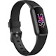 Fitbit Luxe Smart Band - Black, Graphite Body Color - Stainless Steel Body Material
