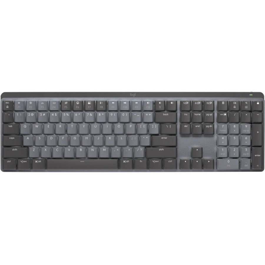 Logitech Master Keyboard - Wireless Connectivity - USB Interface - English (UK) - QWERTY Layout - Graphite