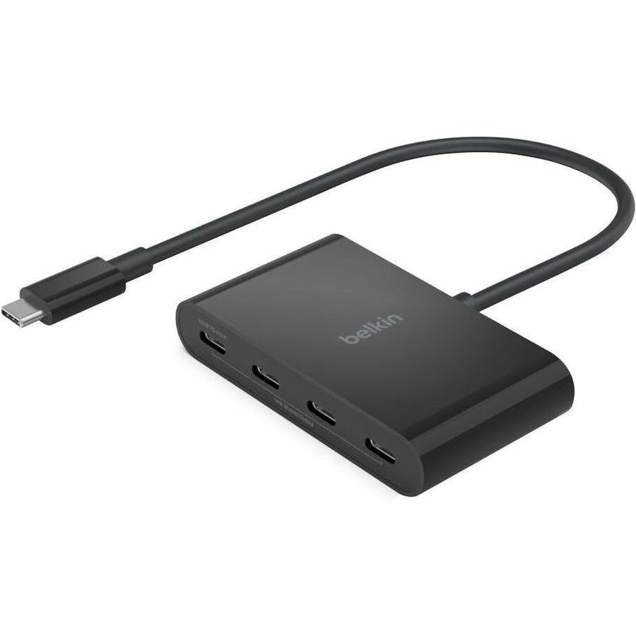 Belkin Connect USB-C 4-Port Hub, Adapter Dongle, 4xUSB-C Ports & 100W PD Max 10Gbps Data Transfer Mac/Chromebook