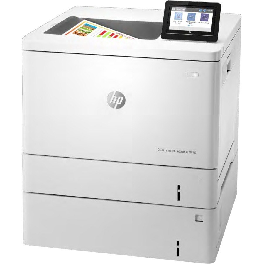 HP LaserJet Enterprise M555x Desktop Laser Printer - Colour