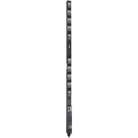 Tripp Lite by Eaton 8.6kW 208/120V Three-Phase Basic PDU - 48 Outlets (36 C13, 6 C19, 6 5-15/20R), L21-30P Input, 6 ft. Cord, 70 in. 0U Rack