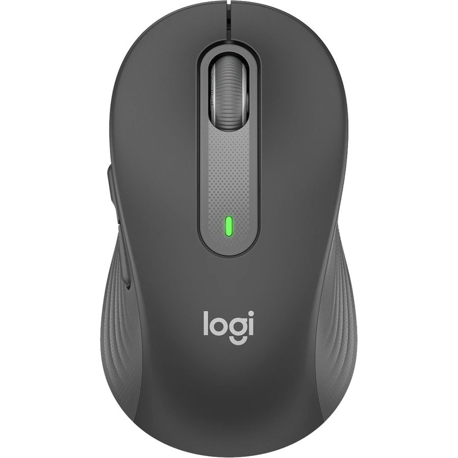 Logitech Signature M650 Mouse - Bluetooth/Radio Frequency - USB - Optical - 5 Button(s) - 5 Programmable Button(s) - Graphite