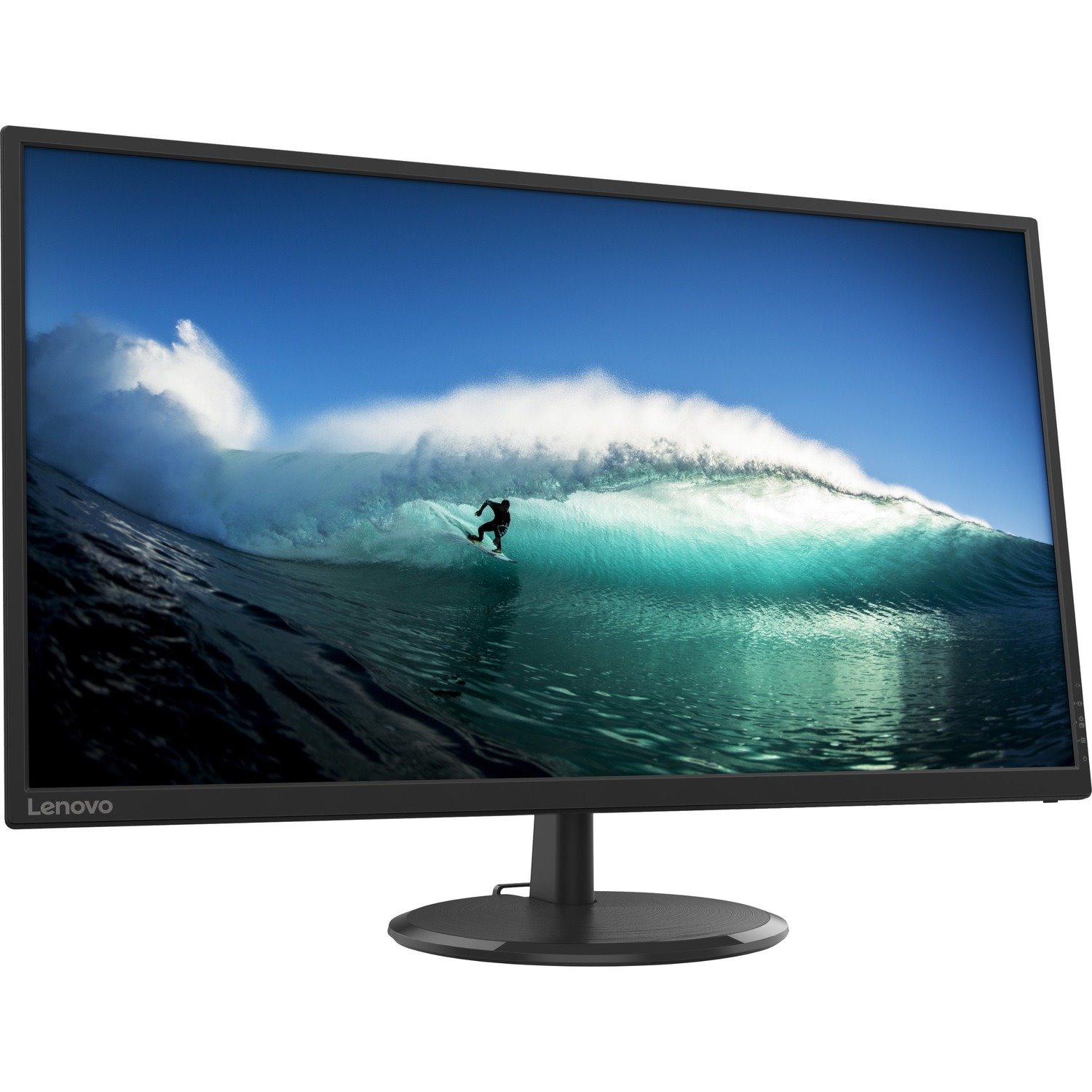 Lenovo D32Q-20 32" Class WQHD LCD Monitor - 16:9 - Raven Black