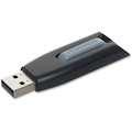 Microban Store 'n' Go V3 64 GB USB 3.2 (Gen 1) Type A Flash Drive - Grey