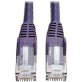 Eaton Tripp Lite Series Cat6 Gigabit Snagless Molded (UTP) Ethernet Cable (RJ45 M/M), PoE, Purple, 25 ft. (7.62 m)