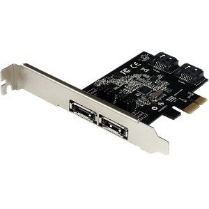 StarTech.com 2 Port PCI Express SATA 6 Gbps eSATA Controller Card - Dual Port PCIe SATA III Card - 2 Int/2 Ext