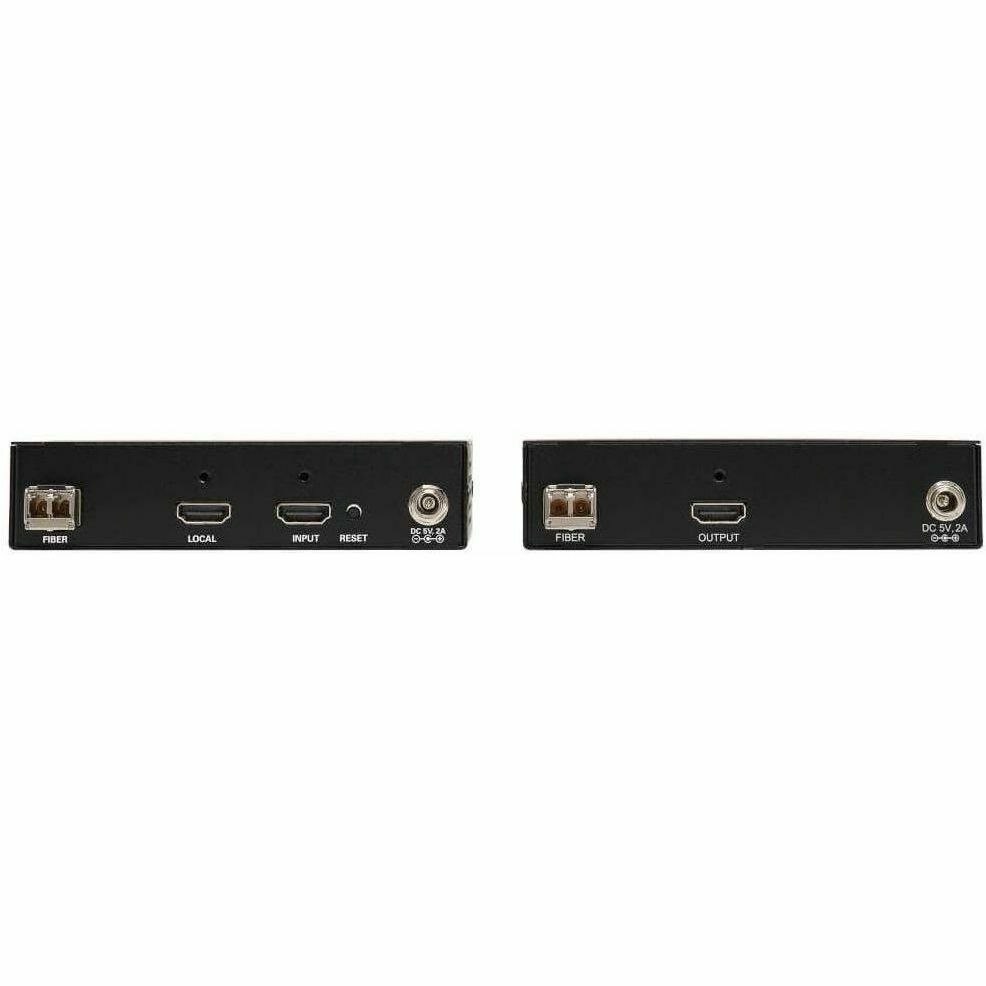 Eaton Tripp Lite Series HDMI over Fiber Extender Kit, Transmitter/Receiver, 4K 60 Hz, 4:4:4, RS-232, IR, Multimode LC, 985 ft. (300 m), TAA