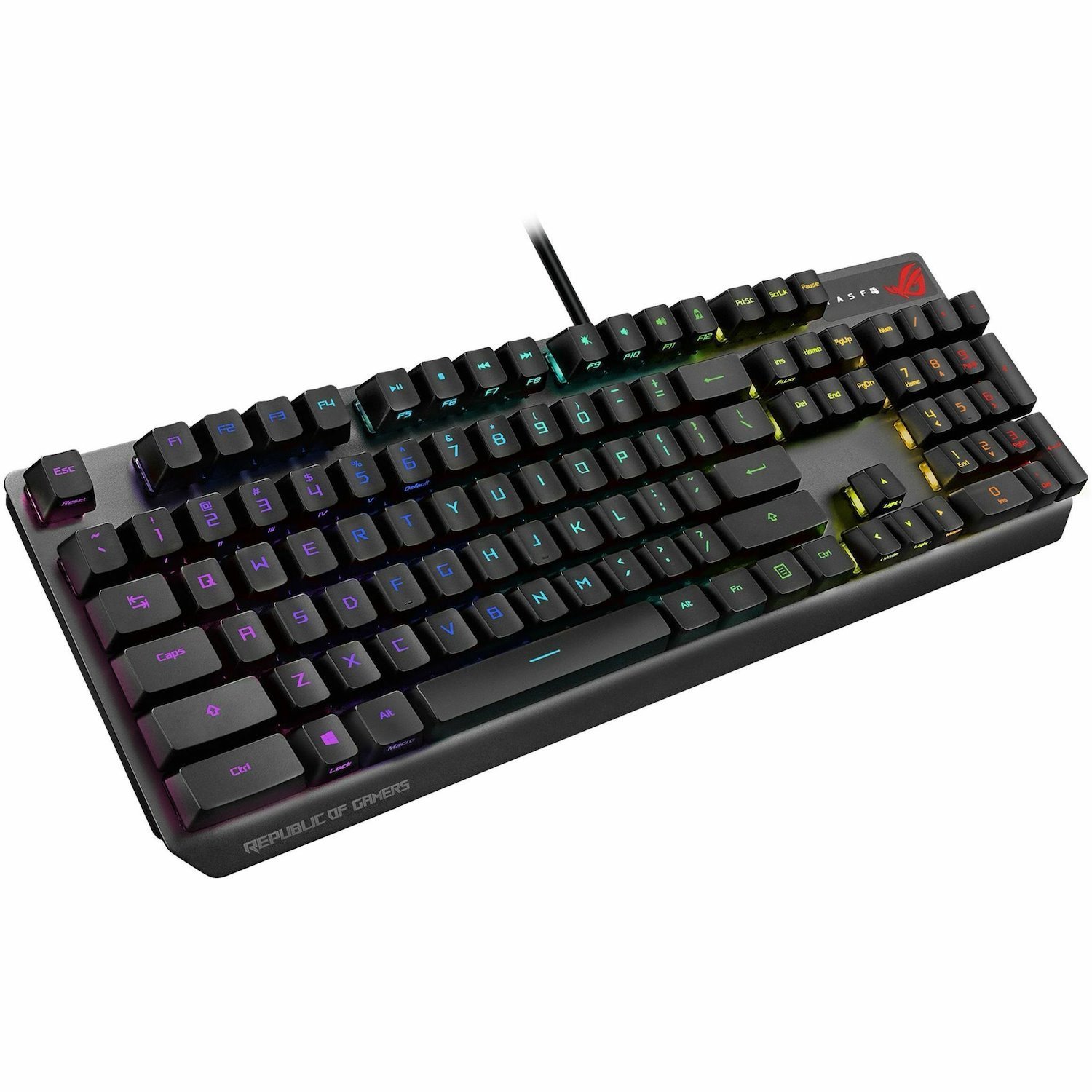 Asus Rog Strix Scope RX Gaming Keyboard, Rog RX Optical Mechanical Switches, All