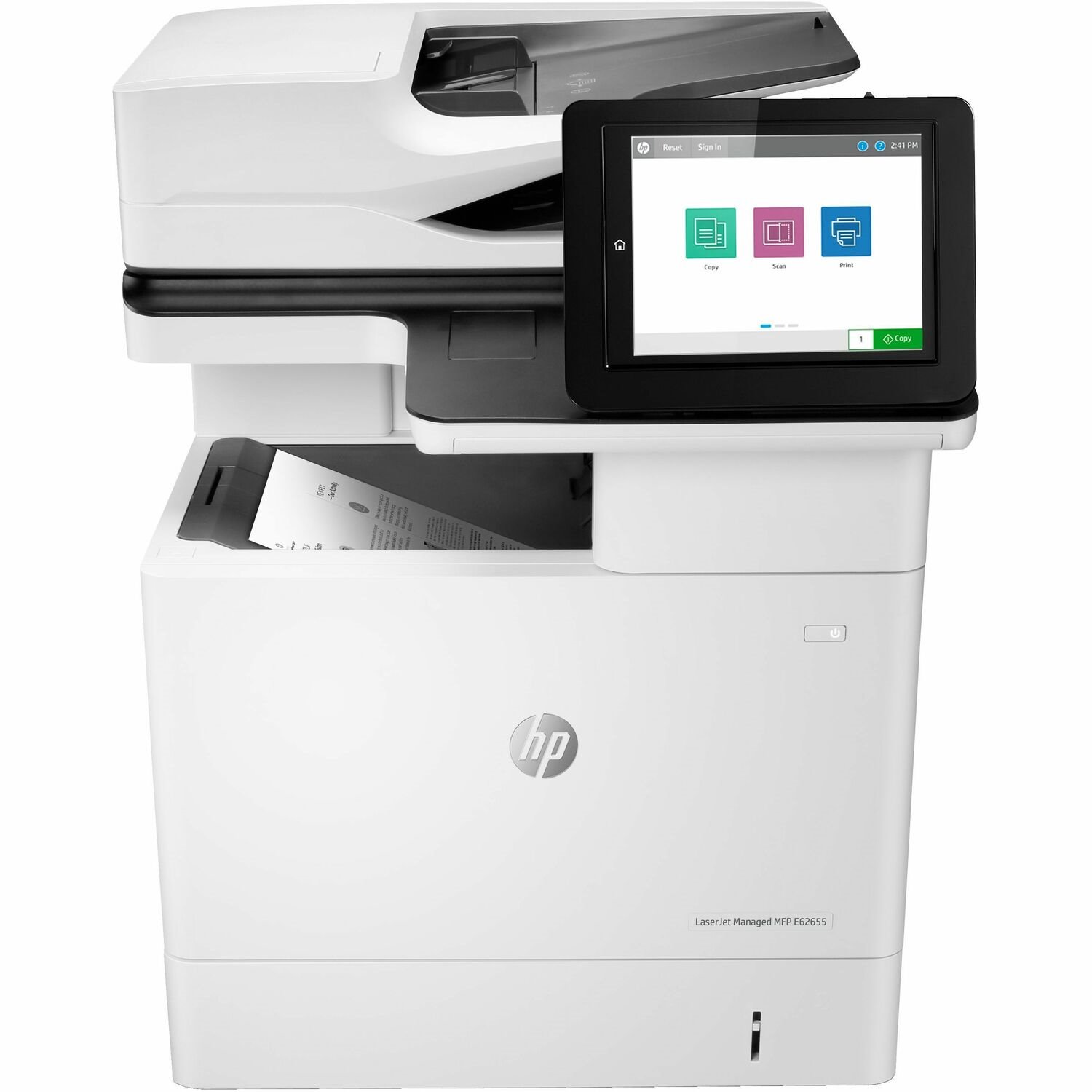 HP LaserJet Managed E62655dn Laser Multifunction Printer - Monochrome