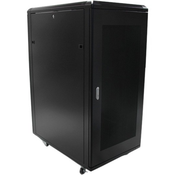 StarTech.com 25U Rack Cabinet for A/V Equipment, Server - 464.82 mm Rack Width x 812.80 mm Rack Depth - Black