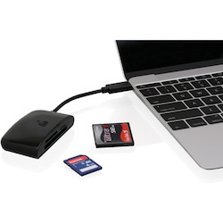 IOGEAR USB-C 3-Slot Card Reader/Writer