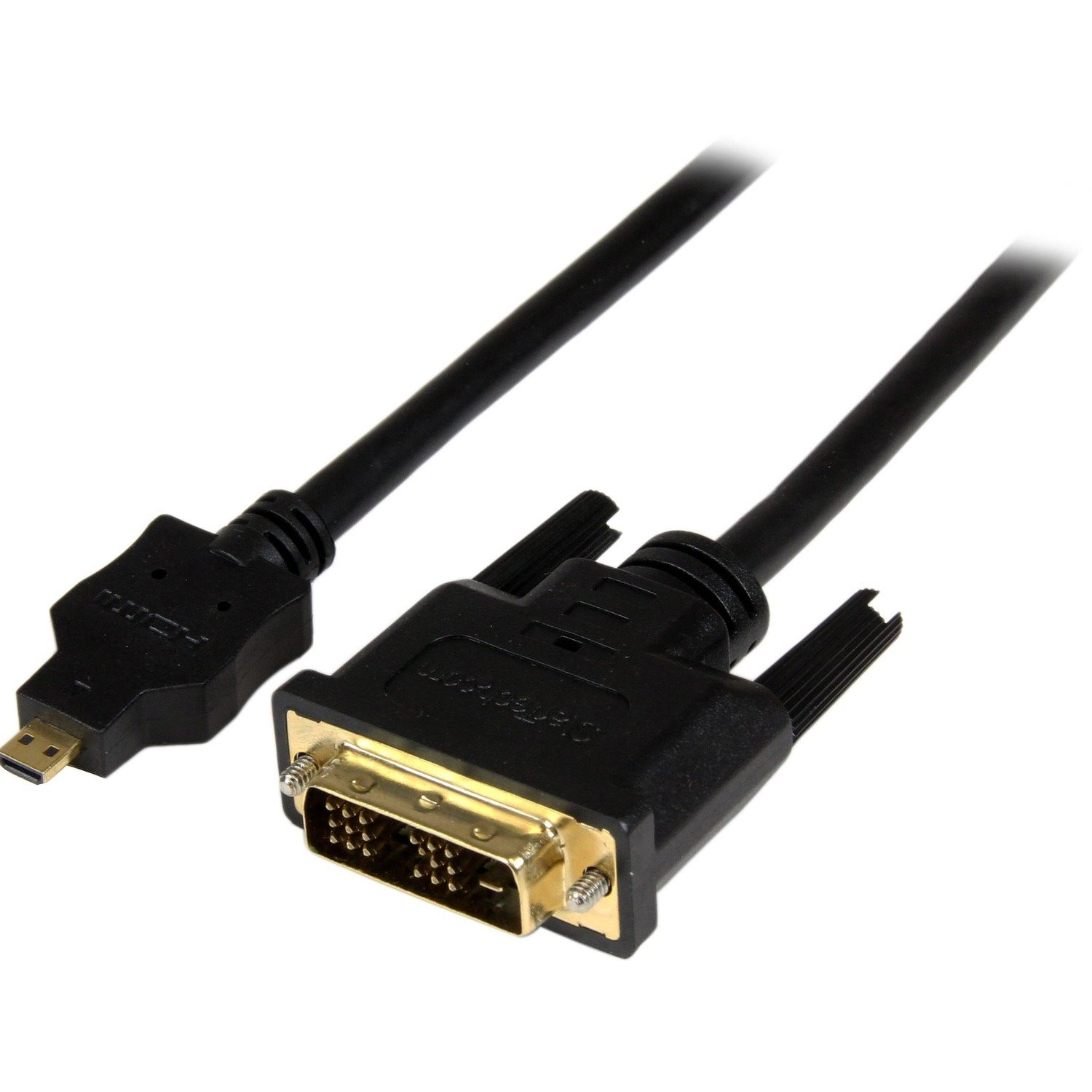 StarTech.com 3ft (1m) Micro HDMI to DVI Cable, Micro HDMI to DVI Adapter Cable, Micro HDMI Type-D to DVI-D Monitor/Display Converter Cord