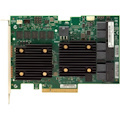 Lenovo 930-24i SAS Controller - 12Gb/s SAS - PCI Express 3.0 x8 - 4 GB Flash Backed Cache - Plug-in Card