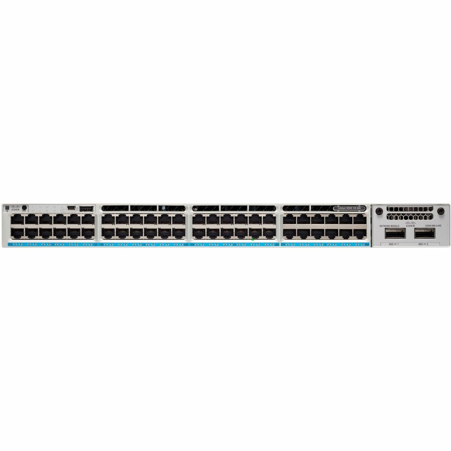 Cisco Catalyst 9300 C9300-48T 48 Ports Manageable Ethernet Switch - Gigabit Ethernet - 10/100/1000Base-T