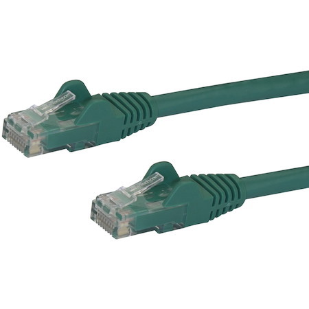 StarTech.com 10m CAT6 Ethernet Cable - Green Snagless Gigabit - 100W PoE UTP 650MHz Category 6 Patch Cord UL Certified Wiring/TIA