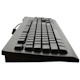Seal Shield Silver Seal Keyboard - Cable Connectivity - USB, PS/2 Interface - English (US) - Black