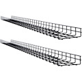 Tripp Lite by Eaton Wire Mesh Cable Tray - 150 x 50 x 1500 mm (6 in. x 2 in. x 5 ft.), 2-Pack
