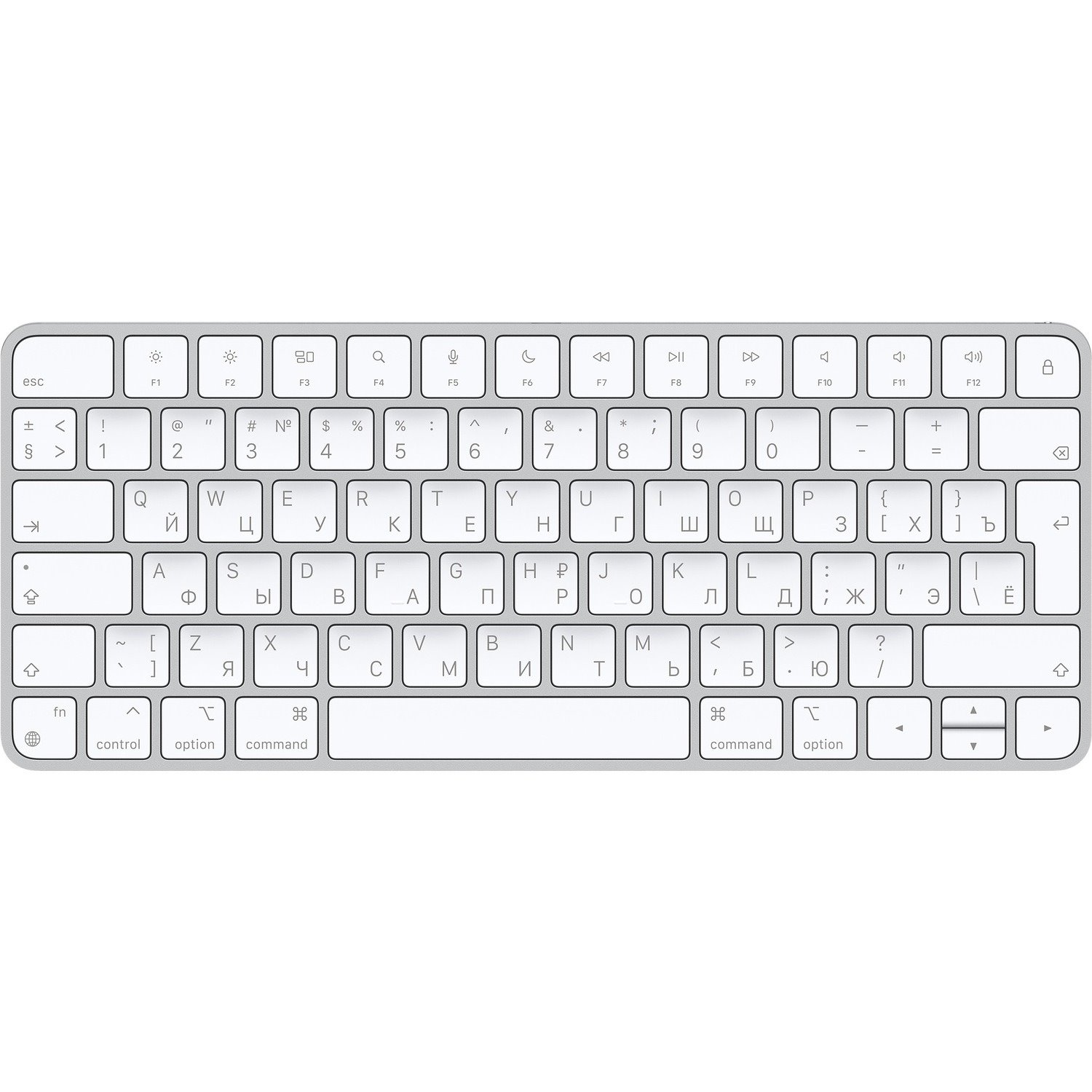 Apple Magic Keyboard - Wired/Wireless Connectivity - Lightning Interface - White