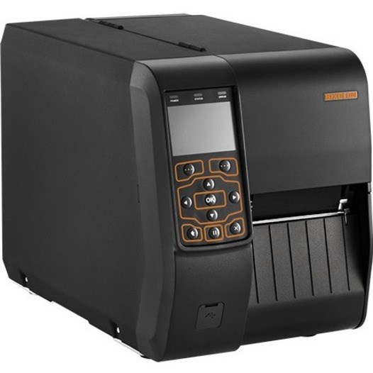 Bixolon XT5-46 Desktop Thermal Transfer Printer - Monochrome - Label Print - Gigabit Ethernet - USB - USB Host - Serial - US - Black