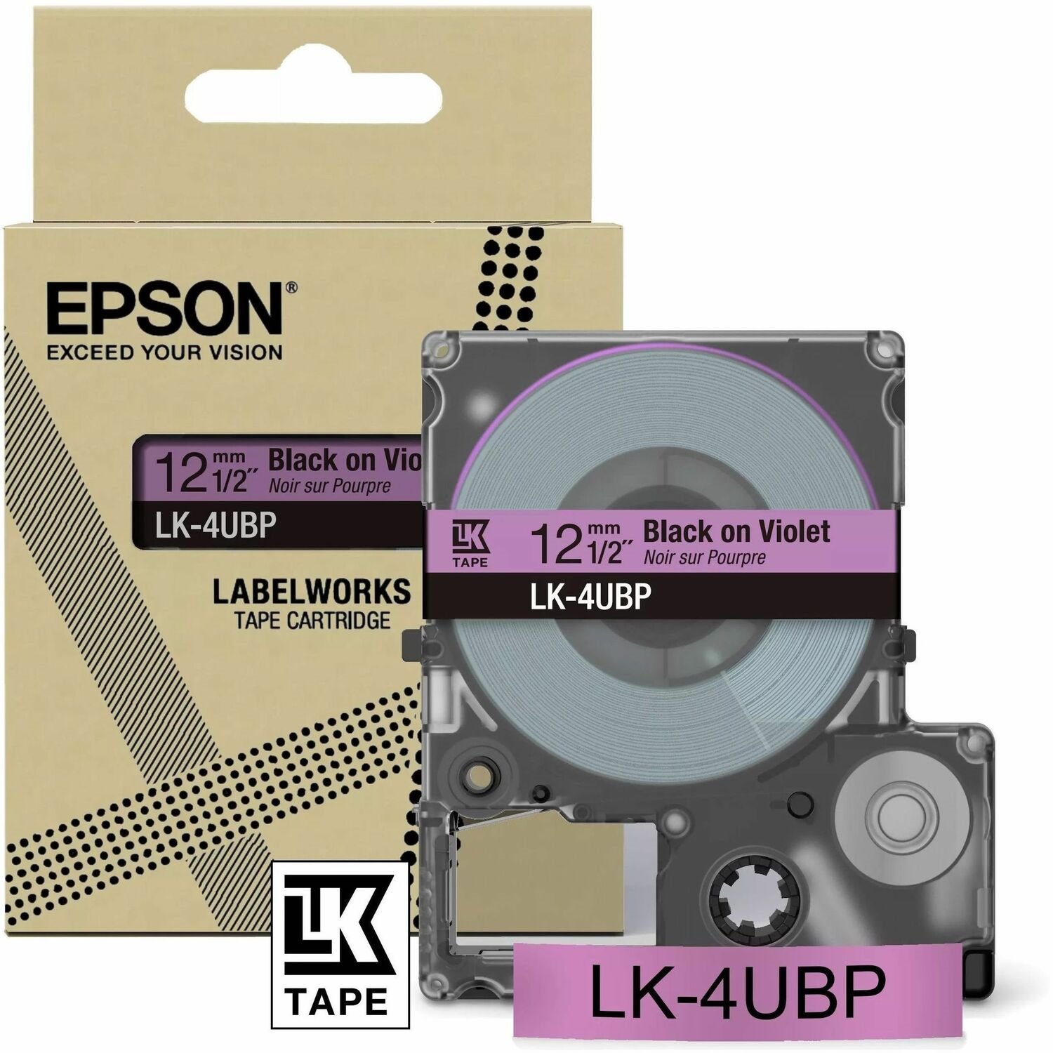 Epson LK-4UBP Label Tape