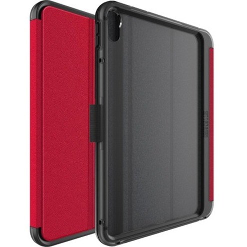 OtterBox Symmetry Series Folio Carrying Case (Folio) iPad (10th Generation) Tablet - Ruby Sky (Red)