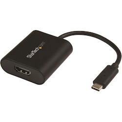 StarTech.com USB C to 4K HDMI Adapter - 4K 60Hz - Thunderbolt 3 Compatible - USB Type C to HDMI Video Display Adapter