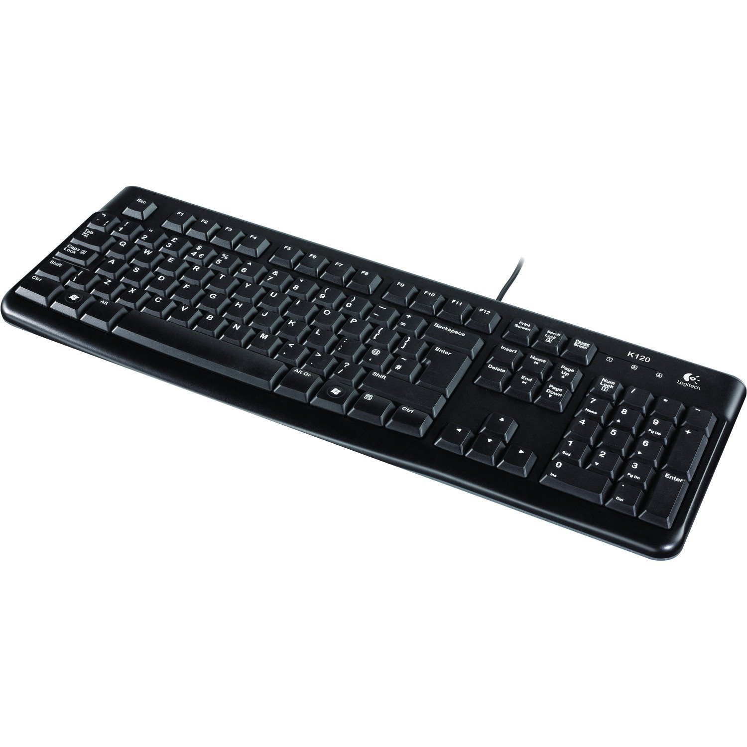 Logitech K120 Keyboard - Cable Connectivity - USB Interface - Estonian