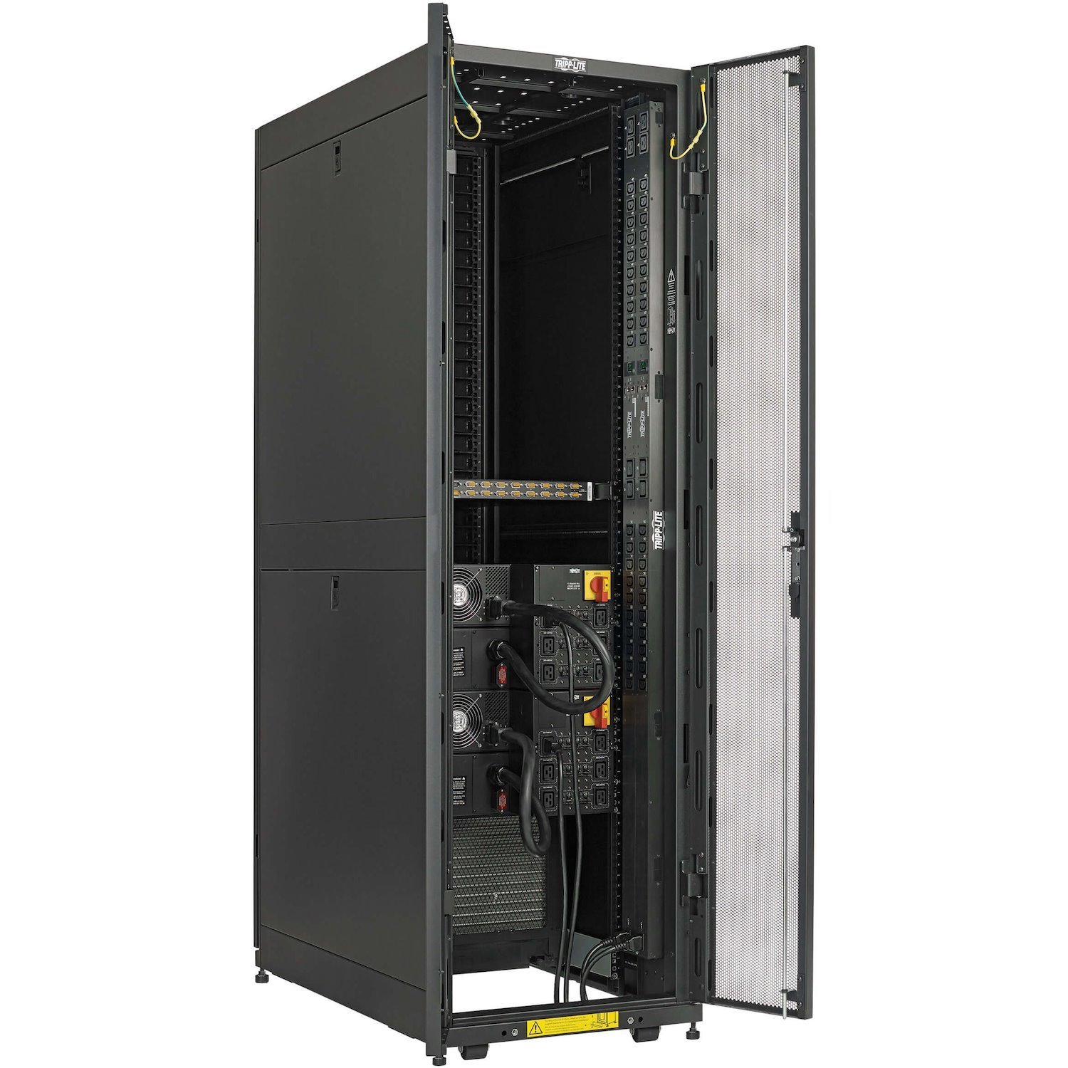 Tripp Lite by Eaton EdgeReady&trade; Micro Data Center - 34U, (2) 6 kVA UPS Systems (N+N), Network Management and Dual PDUs, 208/240V Assembled/Tested Unit