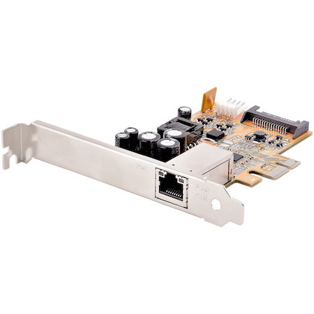StarTech.com 1 Port 2.5Gbps PoE Network Card, PCIe Ethernet Card, 30W 802.3at PoE NIC for PC/Servers, RJ45/Network PoE LAN Adapter, NBaseT