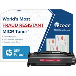 Troy Toner Secure Original MICR High Yield Laser Toner Cartridge - Alternative for Troy, HP CF287X - Black - 1 Pack