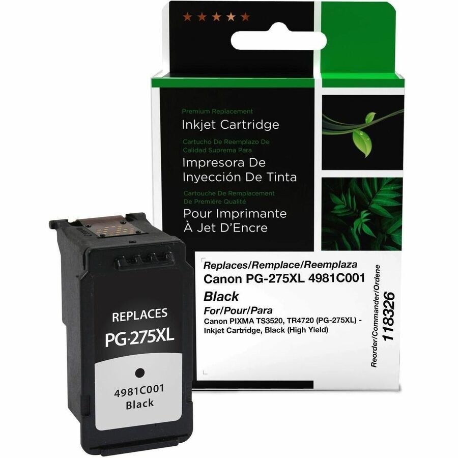 Clover Imaging Remanufactured High Yield Black Ink Cartridge for Canon PG-275XL (4981C001)