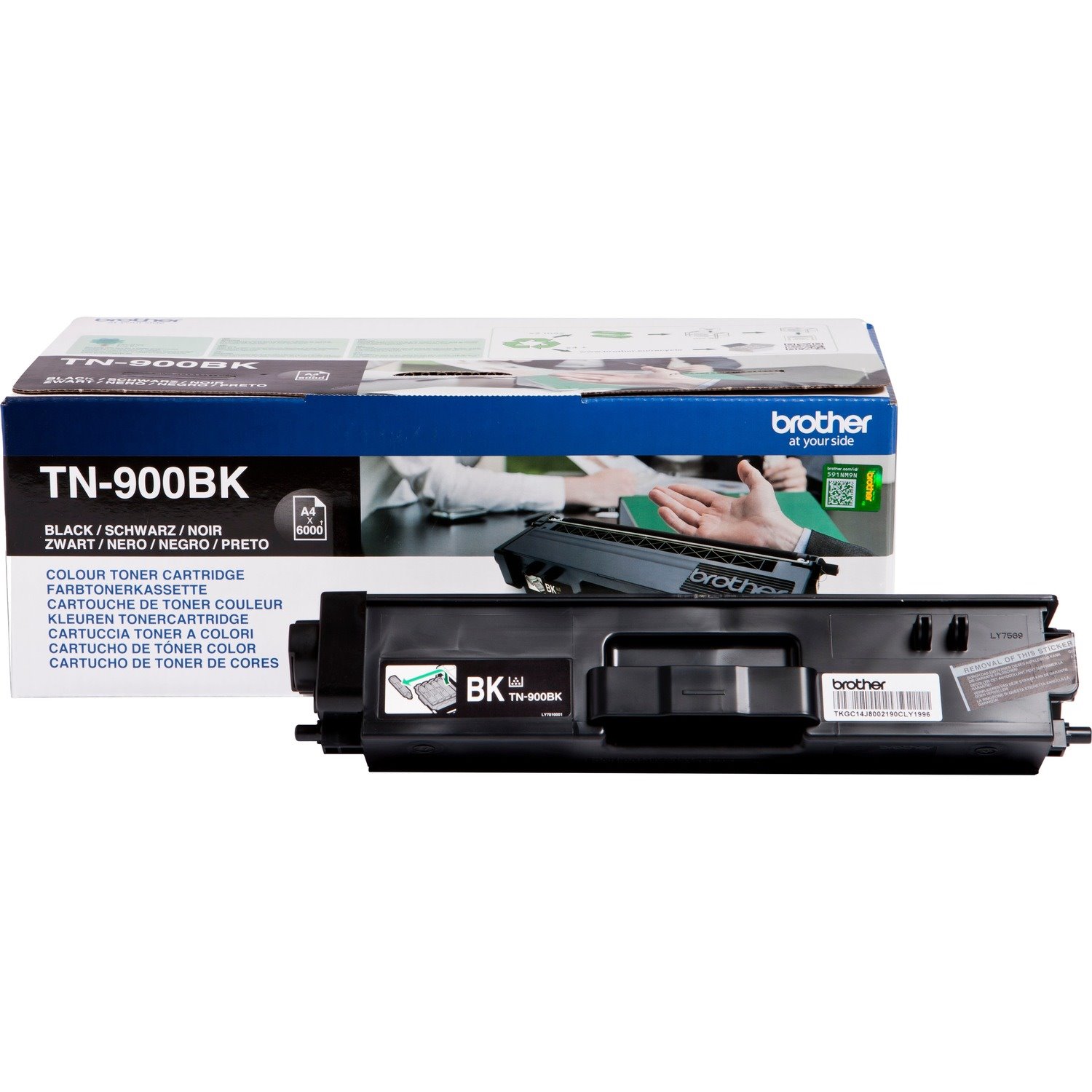 Brother TN900BK Original Extra High Yield Laser Toner Cartridge - Black Pack