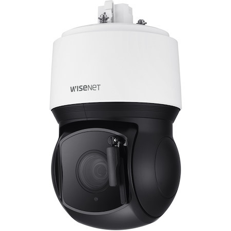 Wisenet XNP-9300RW 8 Megapixel Outdoor 4K Network Camera - Color - Dome - White, Black