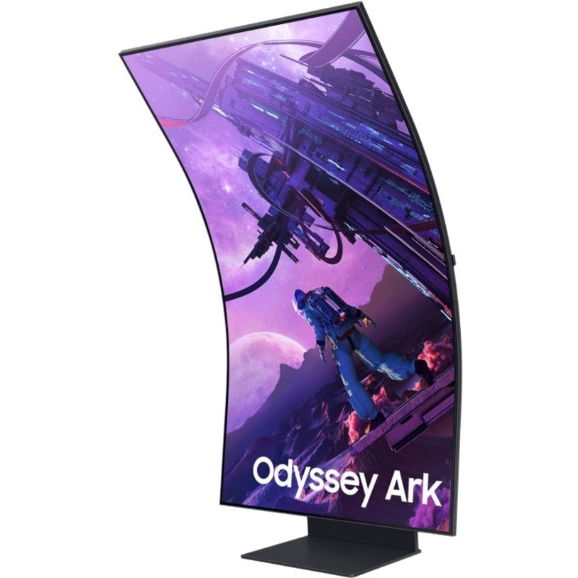 Samsung Odyssey Ark S55BG970NU 139.7 cm (55") UHD Curved Screen LED Smart Gaming LCD Monitor - 16:9 - Black
