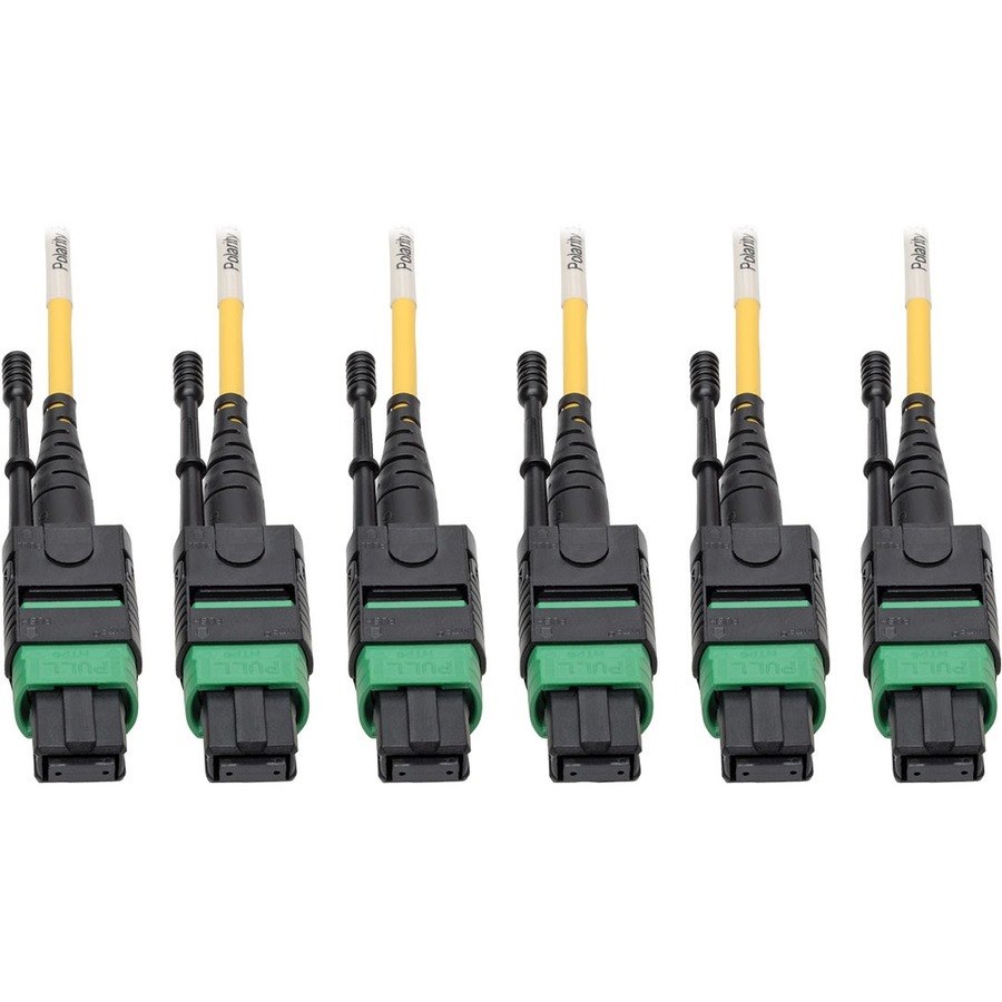 Eaton Tripp Lite Series MTP/MPO (APC) Singlemode Slim Trunk Cable, 24-Strand, 40/100 GbE, 40/100GBASE-PLR4, Plenum, 6mm Dual Jacket, 11 m (36 ft.)