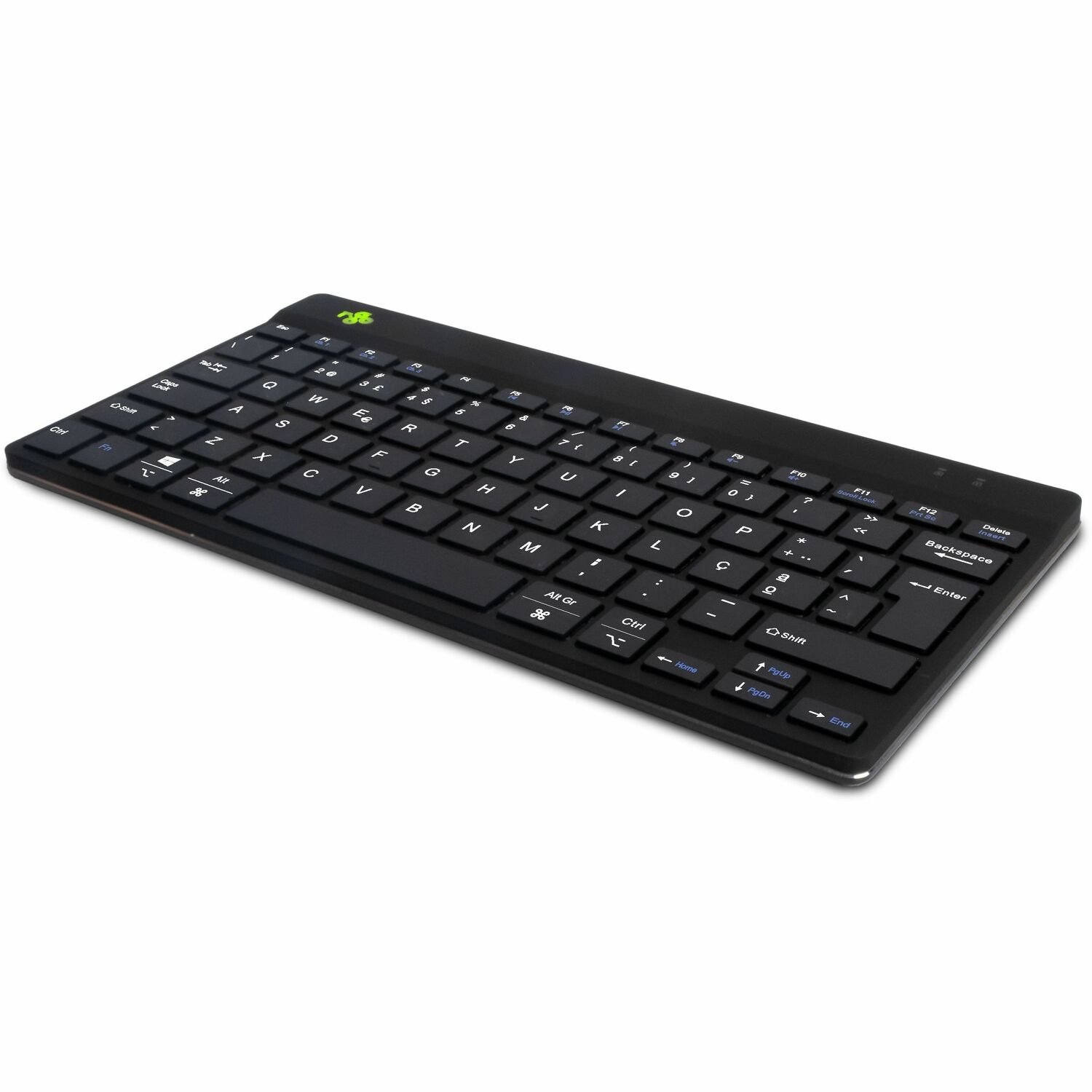 R-Go Compact Break Keyboard - Wireless Connectivity - Portuguese - QWERTY Layout - Black